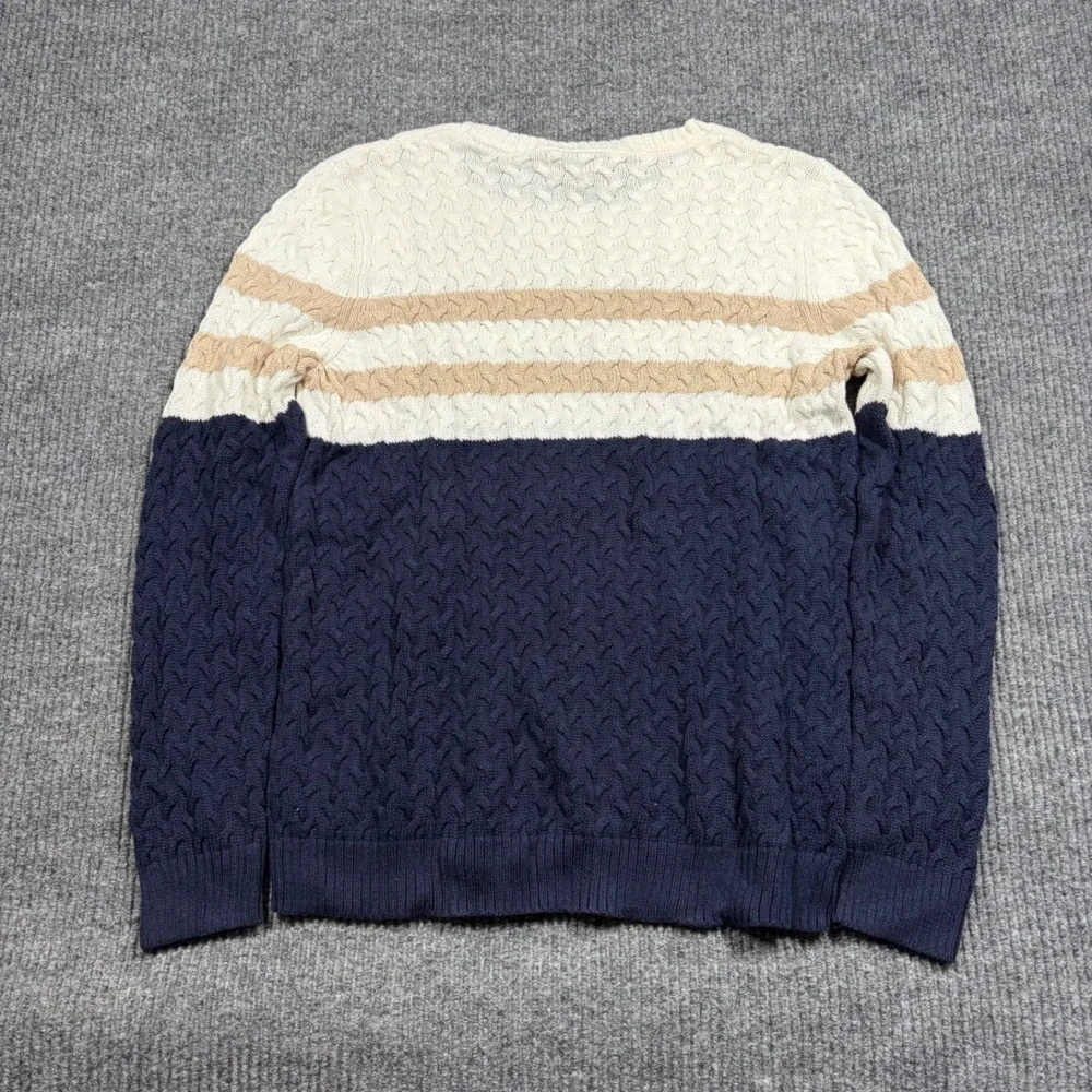 Croft & Barrow Sweater Bundle Women's XL Tan Beige Textured Knit Long Sleeve